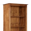 Ver imagem 2 de Estante para Livros em Madeira 3 Prateleiras 1 Gaveta Pés Luis Xv 60201 Linz Móveis - Imbuia Glazer