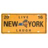 Placa de Carro Decor em Madeira State Route - New York - 1