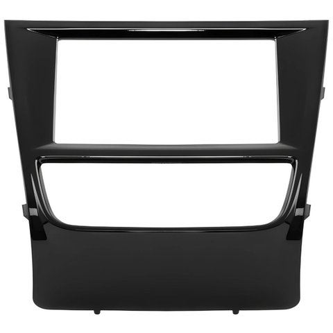 Moldura Painel Central 2 Din Som Dvd Punto 2008 À 2012 Black Piano S/m 08/12 Punto 2d Black Piano