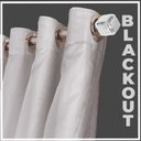 Ver imagem 4 de cortina pé direito 5,00 x 4,50 c/voal Madrid blackout branco