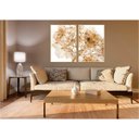 Ver imagem 2 de kit com 2 Quadros Decorativos Dente de Leão com Moldura e Vidro para Sala Quarto Escritório e Clínic