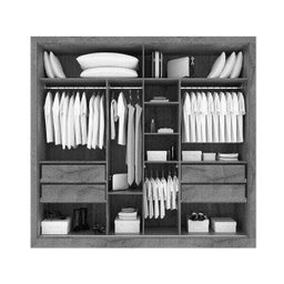 Guarda-Roupa Casal Ipanema 2 Portas de Correr Docelar Móveis - Branco - 3 Guarda-Roupa Casal Ipanema 2 Portas de Correr Docelar Móveis - Branco - 3