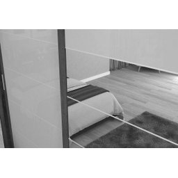 Guarda-Roupa Casal Itapuã 2 Portas de Correr com Espelho Docelar Móveis - Rovere Prime/Off-White - 5