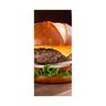 Adesivo Decorativo Porta Hambúrguer Lanche Lanchonete - 1