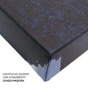 Ver imagem 3 de Quadro Decorativo em Canvas Abstrato Azul Oceano TaColado Borda Infinita 90 x 60cm