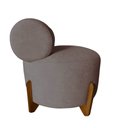 Ver imagem 3 de Kit 2 Poltronas Decorativa Mônaco Bouclé Capuccino