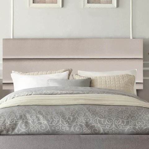 Painel Estofada Argentina 195cm King Size Para Cama Box Quarto Suede Bege - Gat Magazine