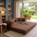Ver imagem 2 de Sofá Cama Cotton 1,50m Xpand Tech Tecido Velourê Marrom Cama Inbox