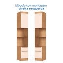 Ver imagem 5 de Módulo para Quarto 217cm x 35,6cm Infinity Marrom/Cedro/Blush Line