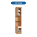 Ver imagem 6 de Módulo para Quarto 217cm x 35,6cm Infinity Marrom/Cedro/Blush Line