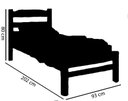 Ver imagem 3 de Cama de Solteiro Madeira Maciça Cor IMBUIA