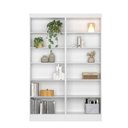 Ver imagem 5 de Estante de Livros 123CMX183CM Kit 2 Estantes 5 Prateleiras Branco