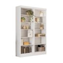 Ver imagem 3 de Estante de Livros 123CMX183CM Kit 2 Estantes 5 Prateleiras Flora Branco