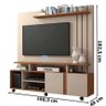 Estante para TV de 50 Polegadas com 2 Gavetas Valência Permóbili Off White/Savana - 6