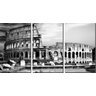 Quadro Decorativo Coliseu Preto E Branco 68x126 - 1