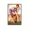 Placa Decorativa - Pin Up Jardim - 1