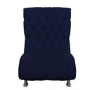 Ver imagem 1 de Poltrona Luca Plus Size Suede Azul Marinho - Dominic Decor