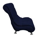 Ver imagem 2 de Poltrona Luca Plus Size Suede Azul Marinho - Dominic Decor