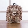 Mochila Infantil Com Bichinho Pelucia Diversos Leopardo - 7