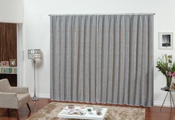 Cortina Para Varão de 3m Tabaco - 1