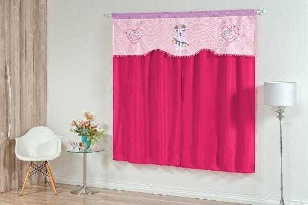 Cortina Lhama Para Varão de 2m Infantil - 1