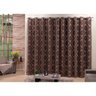 Cortina Jacquard Semi Blackout 2,00M x 1,70M Marrom - 1