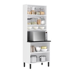 Paneleiro Duplo em Aço 80cm 4 Portas Nicho para Forno New Premium Itatiaia - 4