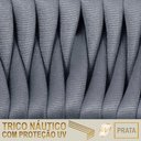 Ver imagem 2 de 2 Cadeiras Atenas Tricô Náutico e Alumínio Uv Varanda Marrom Prata