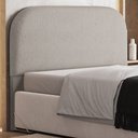 Ver imagem 2 de Cabeceira Cama Box Queen 160cm Orgânica Lanna W01 Linho Bege - Lyam Decor