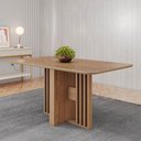 Ver imagem 4 de Mesa de Jantar Tampo Vidro 120cm 4 Lugares Canto Curvo Leo H02 - D'Rossi