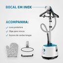 Ver imagem 5 de Passadeira a Vapor Mondial Vip Care 1800w Branco/azul 220v - Vp-07