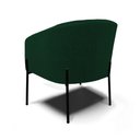 Ver imagem 4 de Cadeira Sala de Jantar Pé de Ferro Preto Kit 2 Stella Bouclê D03 - D'Rossi Cor Verde