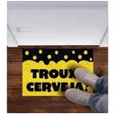 Ver imagem 1 de Tapete Personalizado Trouxe Cerveja? 60x40cm - Amarelo