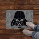 Ver imagem 2 de Tapete Capacho Darth Vader 60x40cm - Cinza