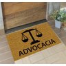 Tapete de Porta para Advocacia Antiderrapante - 120x60 - Ouro - 1