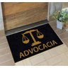 Tapete de Porta para Advocacia Antiderrapante - 120x60 - Preto - 1