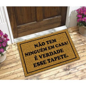 Tapete Capacho, É Verdade Esse Tapete 60x40cm