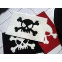 Ver imagem 2 de Tapete Capacho Caveira 60x40cm - Branco - Preto