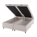 Ver imagem 1 de Base de Cama Box Queen Sonata com Baú Turkey/creme - Vian