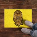 Ver imagem 1 de Tapete Personalizado Chewbacca Star Wars 60x40cm - Amarelo