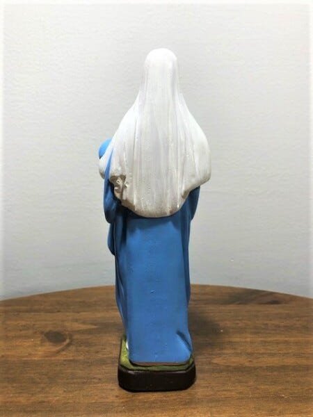 KIT com 3 Sagrado Coração de Maria de gesso 20cm - 3