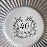 Prato Relevo Bodas De Rubi, 40 Anos De Casamento - 2