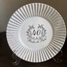 Prato Relevo Bodas De Rubi, 40 Anos De Casamento - 1