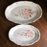 Kit 2 Travessas Porcelana Pintada A Mão - 2
