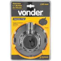 Ventosa Simples 150 mm com Bomba de Vácuo Vonder - 1