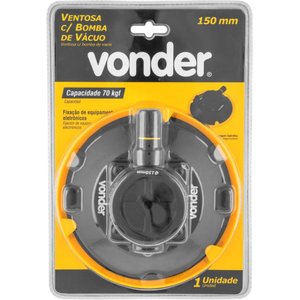 Ventosa Simples 150 mm com Bomba de Vácuo Vonder