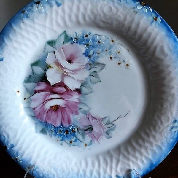 Prato Decorativo Pintado A Mão 22,5cm P21 - 2
