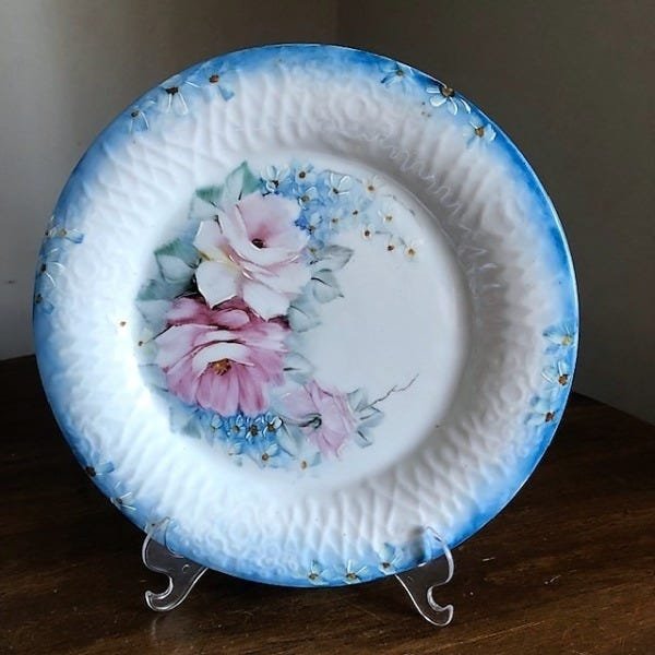 Prato Decorativo Pintado A Mão 22,5cm P21 - 1