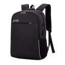 Ver imagem 3 de Mochila Notebook Executiva USB Fone de Ouvido - Preto