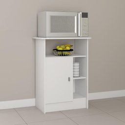 Balcão Multiuso para Forno/Microondas Multimóveis CR20117 Branco - 2